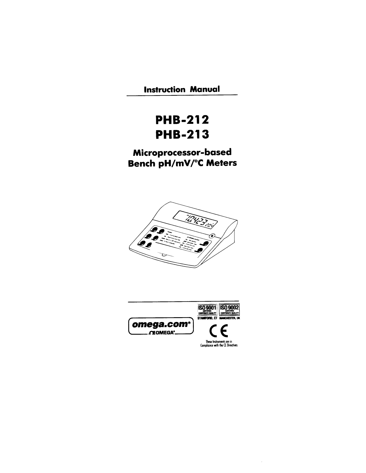 Omega Products PHB-212 Installation  Manual