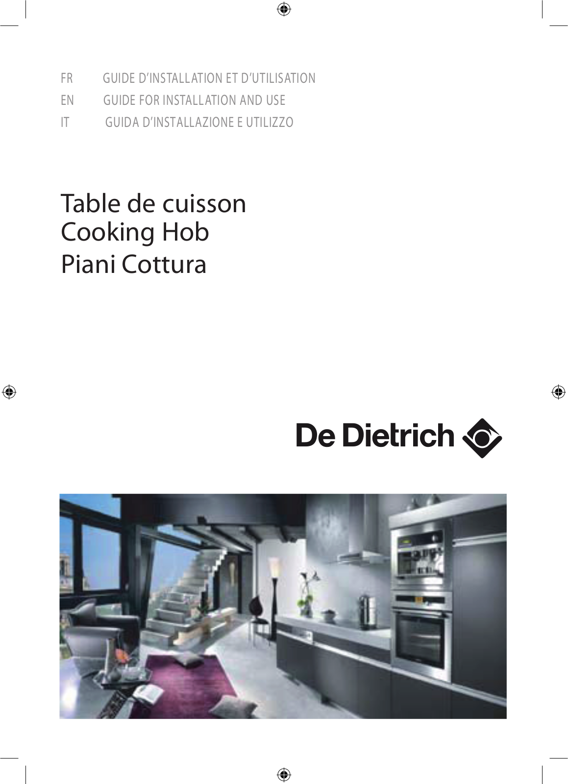 De dietrich DTE798X User Manual