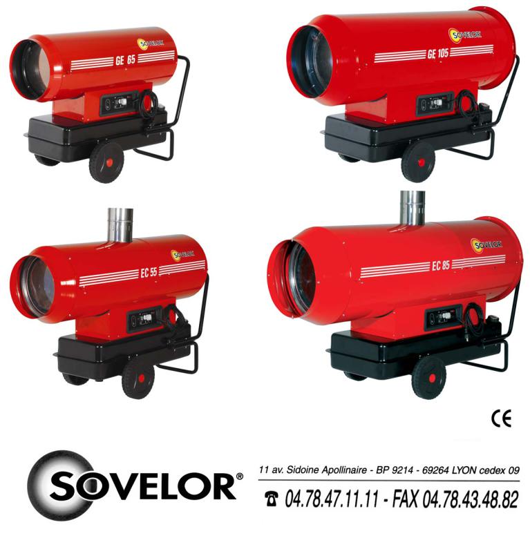 Sovelor GE 65, EC 55, EC85, GE105 Tech notice