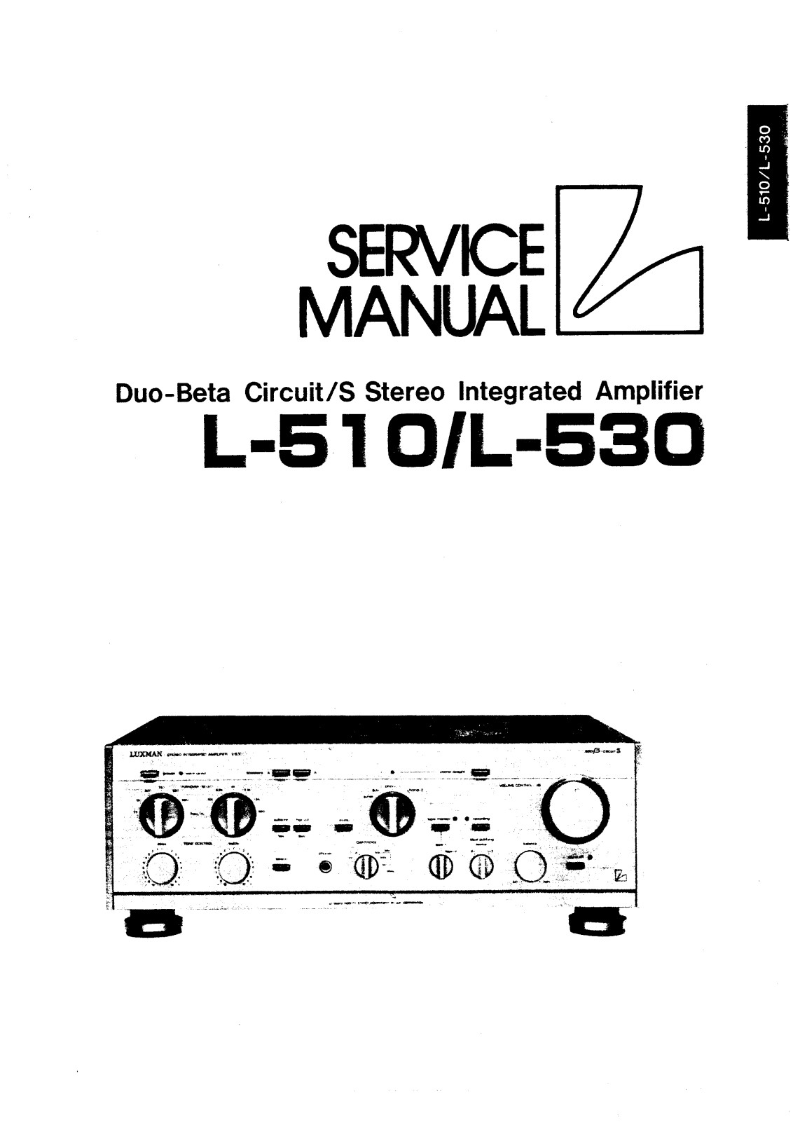Luxman L-510, L-530 Service manual