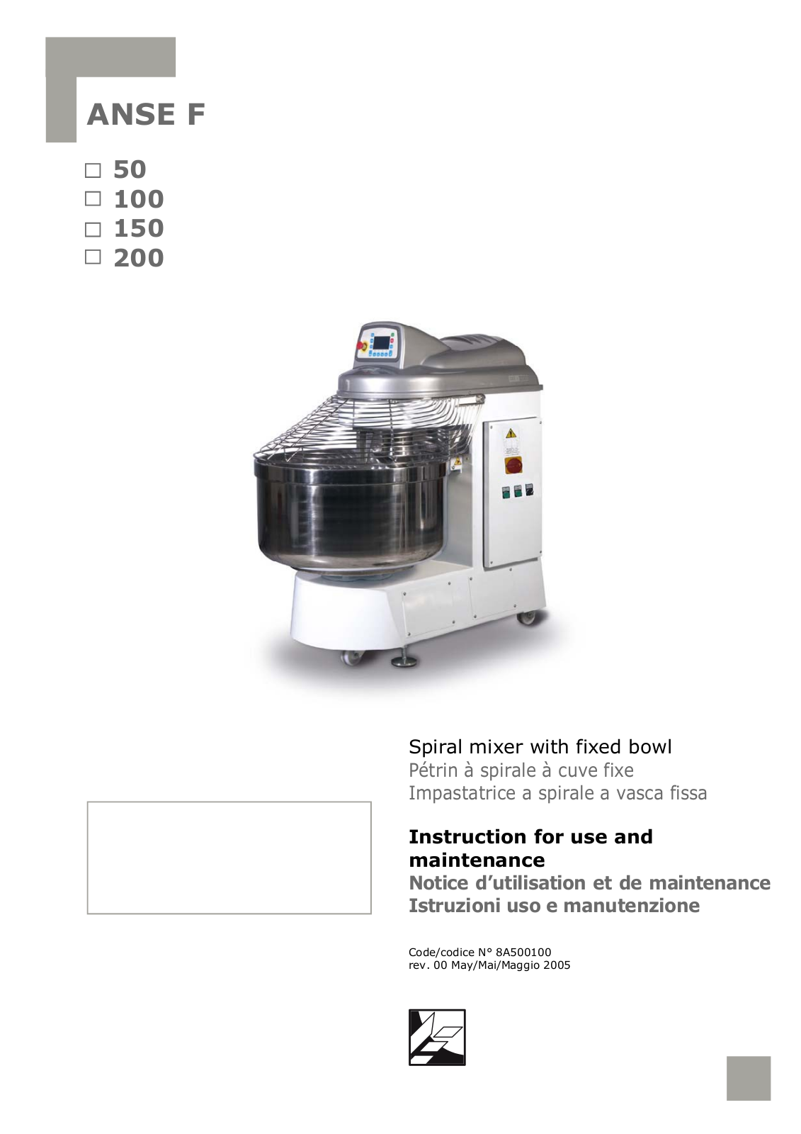 Adamatic ANSE-F User Manual