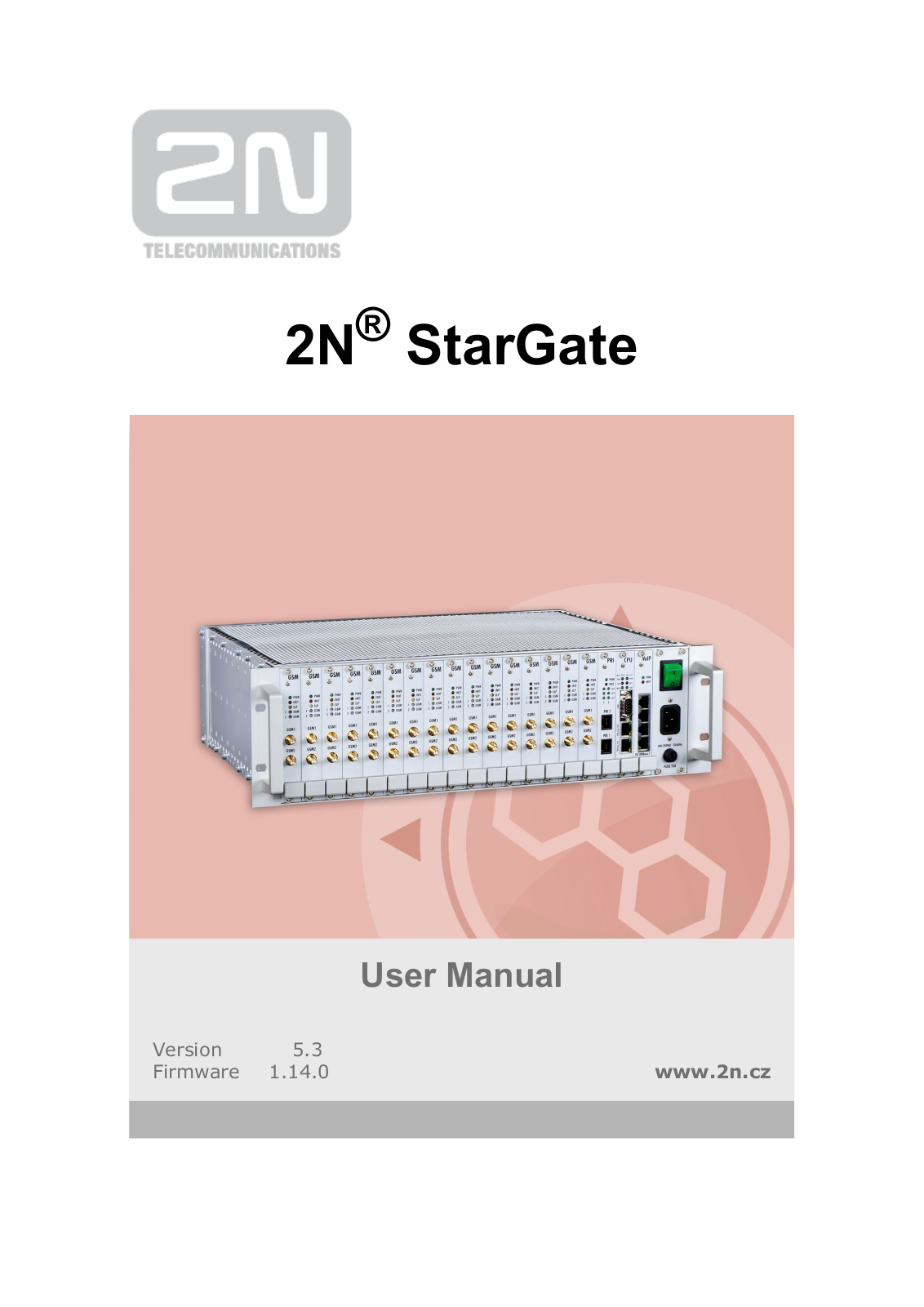 2N StarGate BlueTower User Manual v5.3