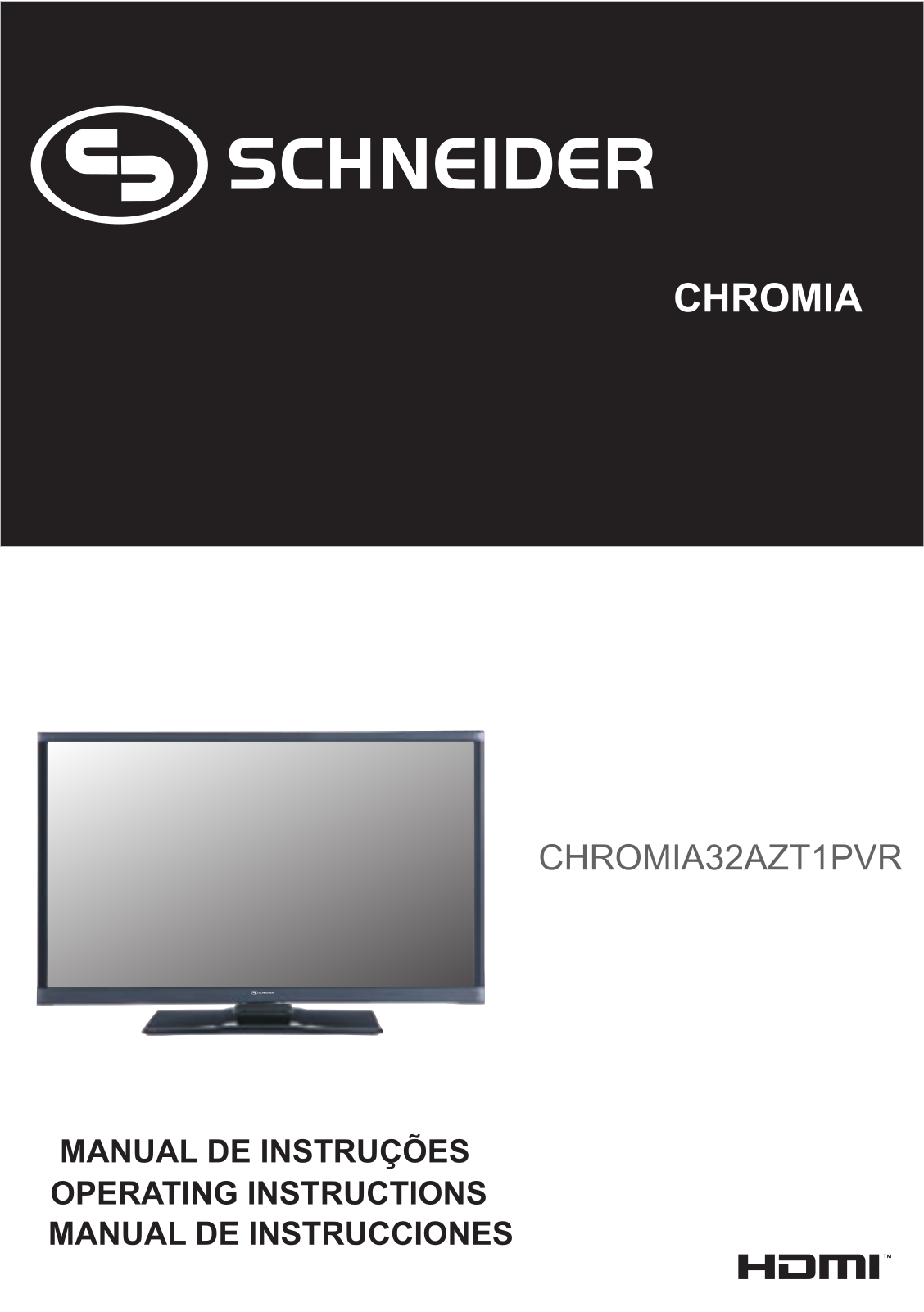 Schneider Chromia 32AZT1 PVR User Manual