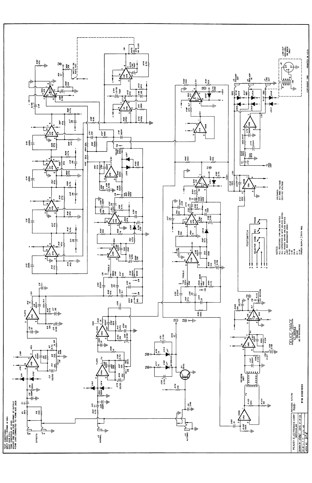 Peavey mace deuce vt schematic