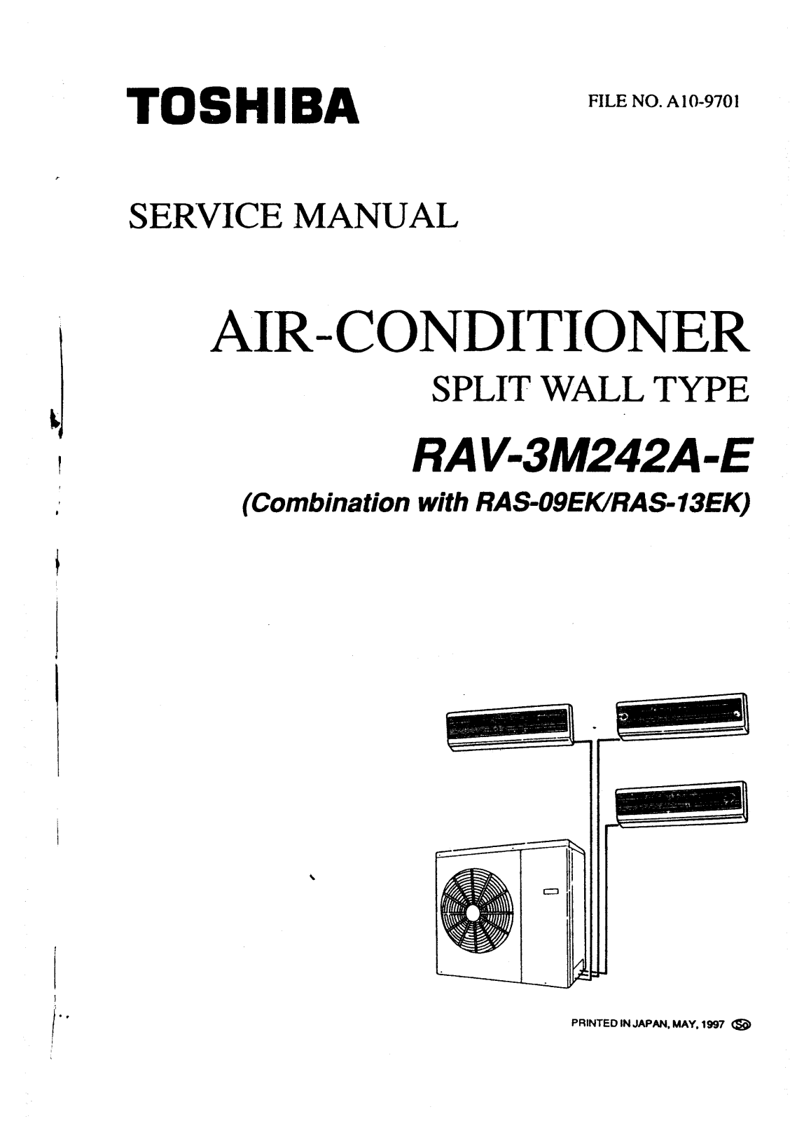 Toshiba RAV-3M242-AE SERVICE MANUAL