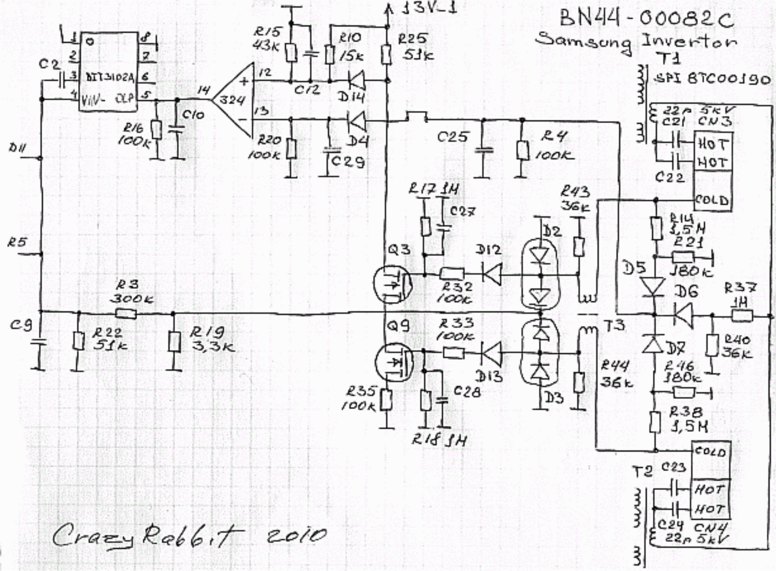 Samsung BN44-00082C Schematic