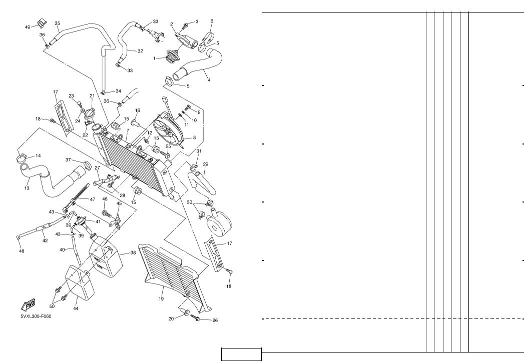 YAMAHA FZ6-NHGW, FZ6-NHG PARTS CATALOGUE 07