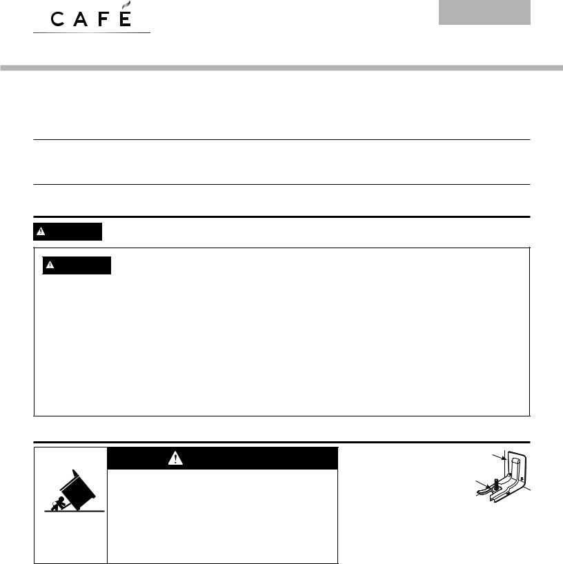 Café CCGS750P4MW2 Quick Guide