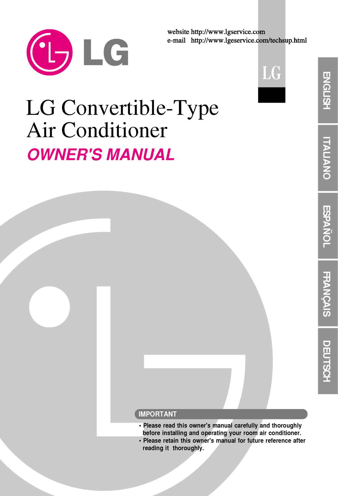 LG UV18AH NBA, UV18AC NBA, AVNC186BLAA, UU24AF UEA, UV30AC NBA User Manual