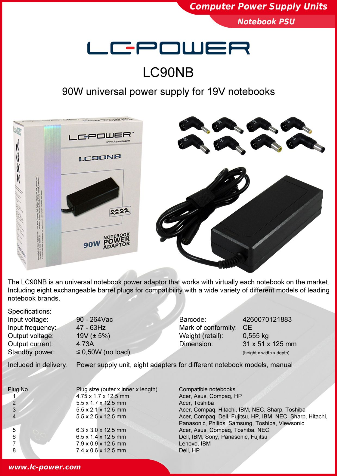 LC-Power LC90NB User Manual