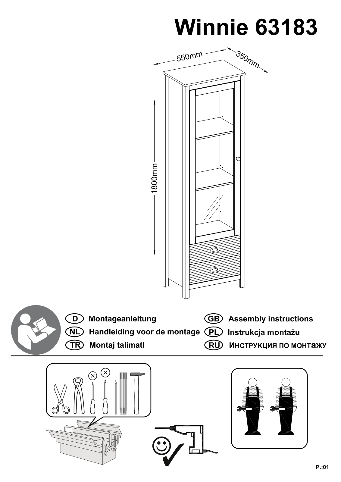 Home affaire Winnie Assembly instructions