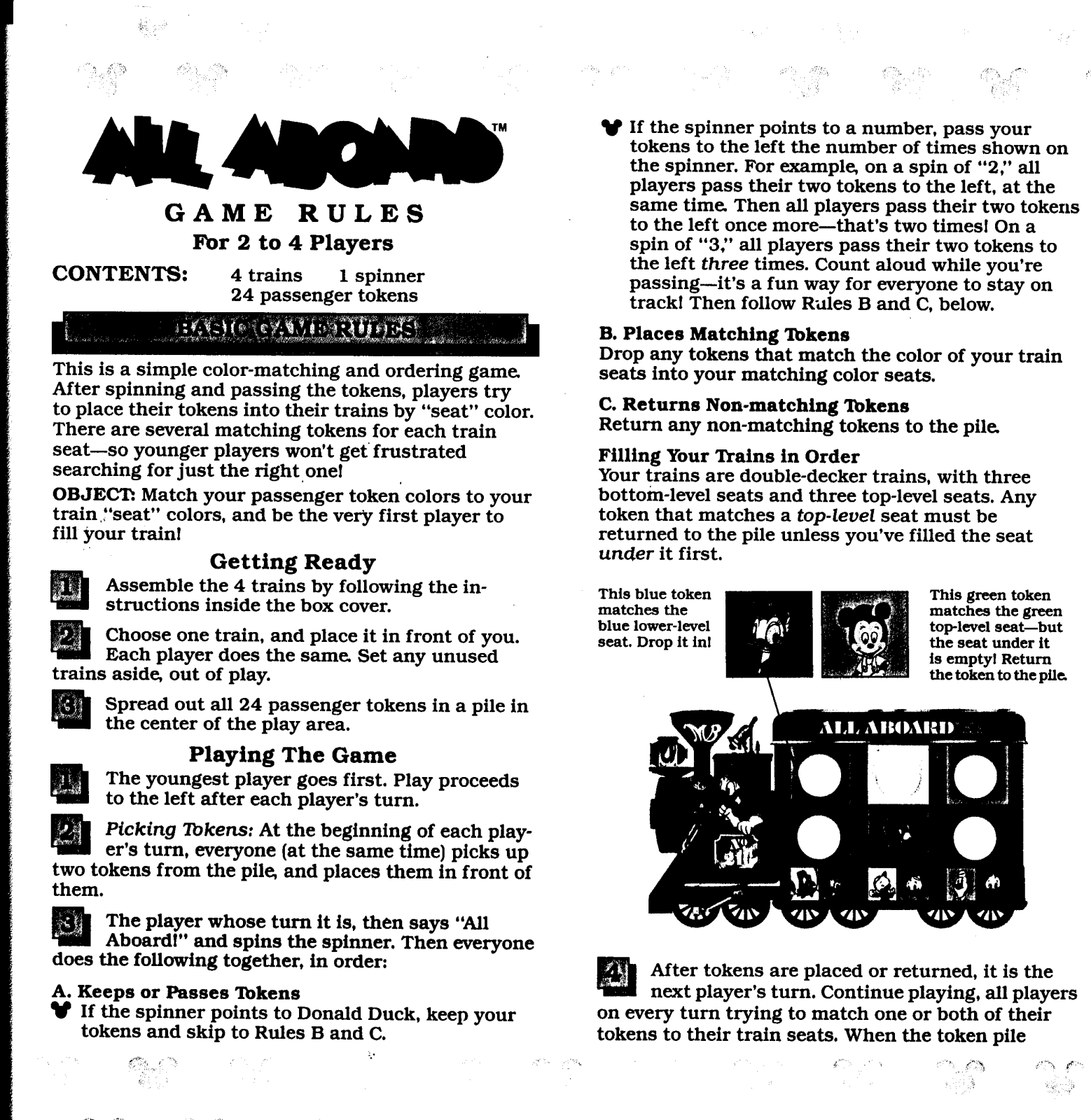 HASBRO All Aboard User Manual