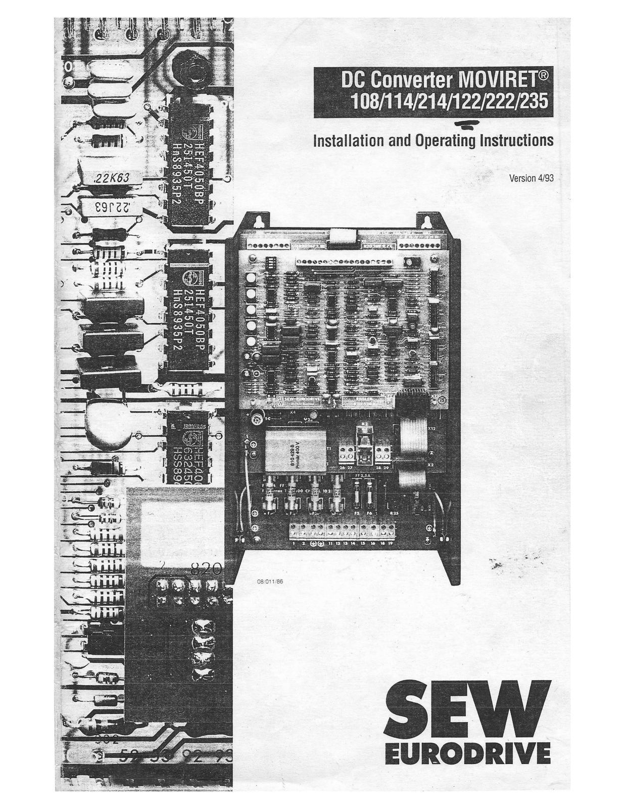 Sew-eurodrive 108 User Manual