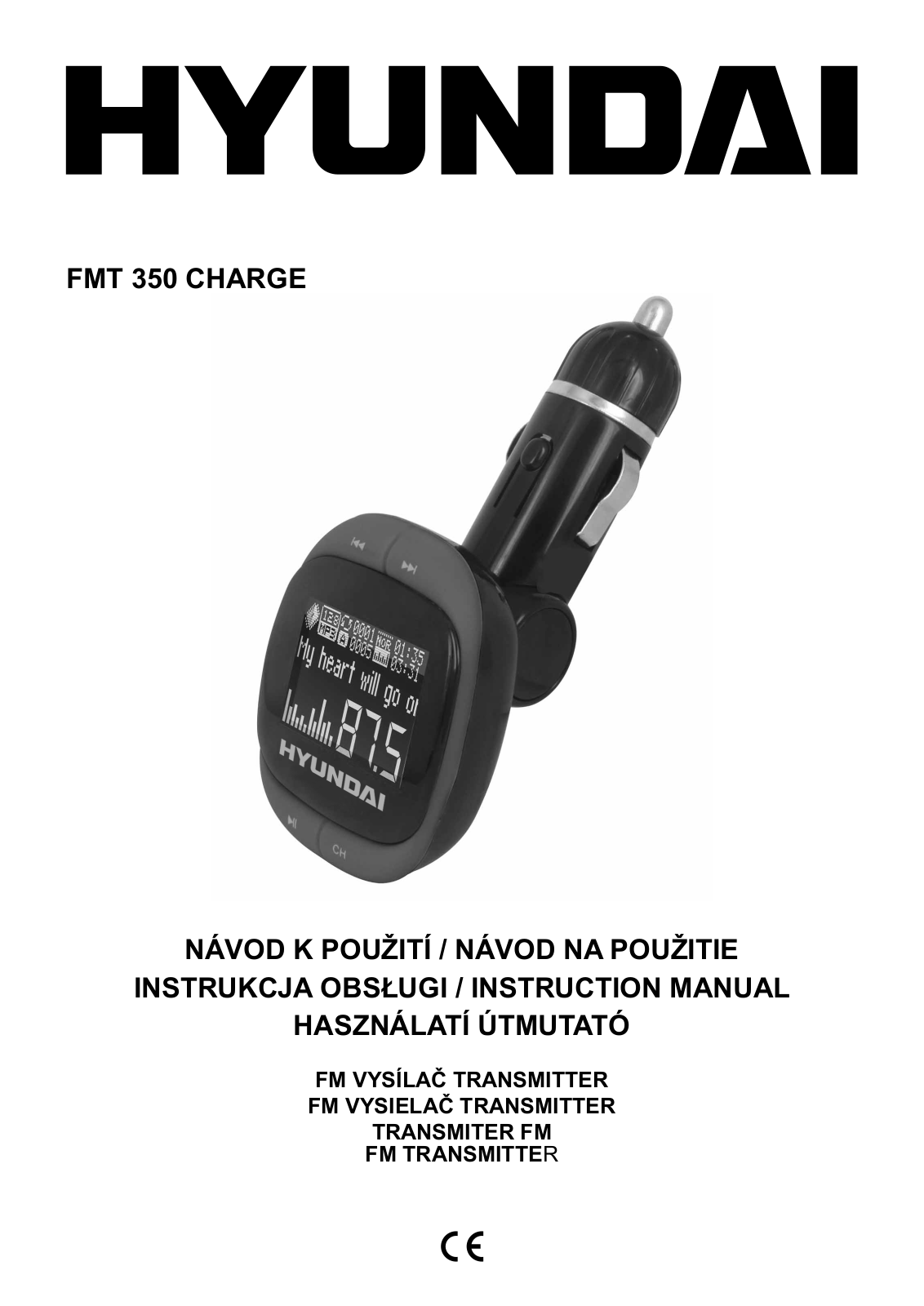 Hyundai FMT 350 CHARGE User Manual