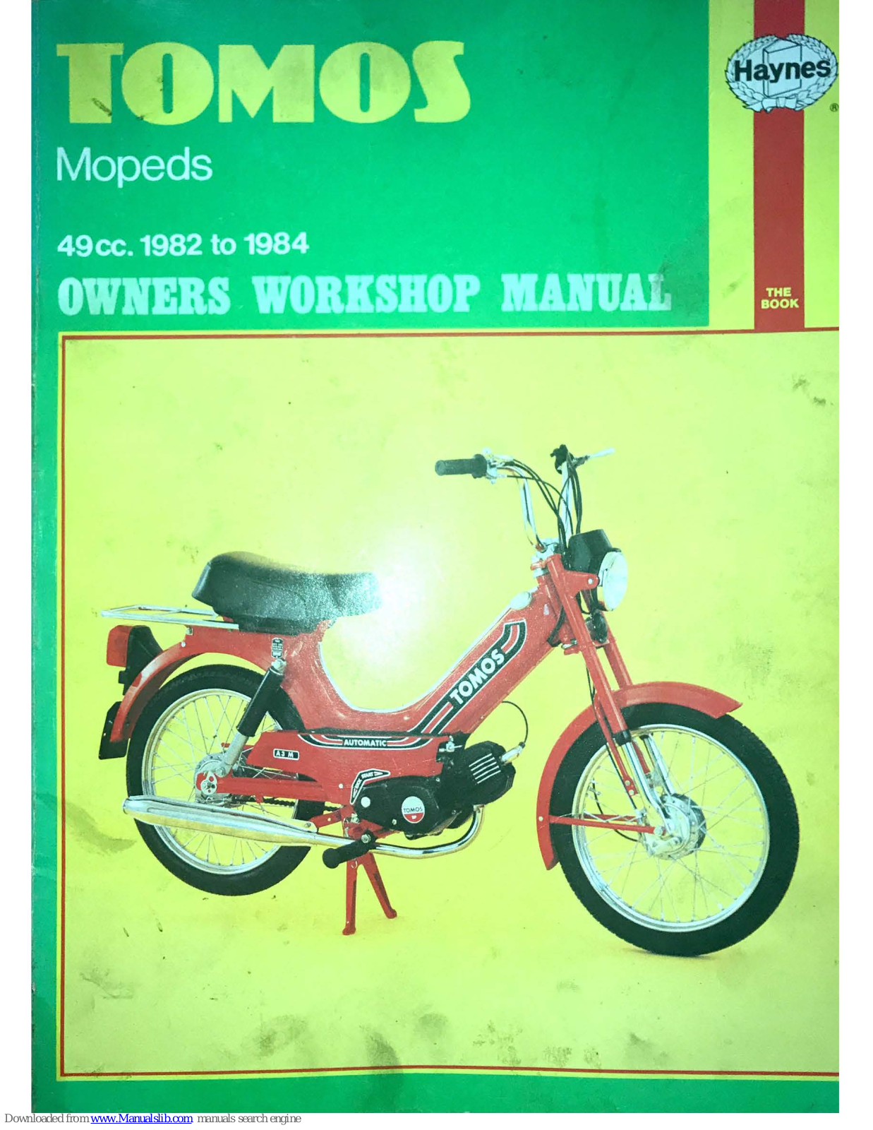 Tomos A3M, A3K, A3MS, A3ML Workshop Manual - ManualMachine.com