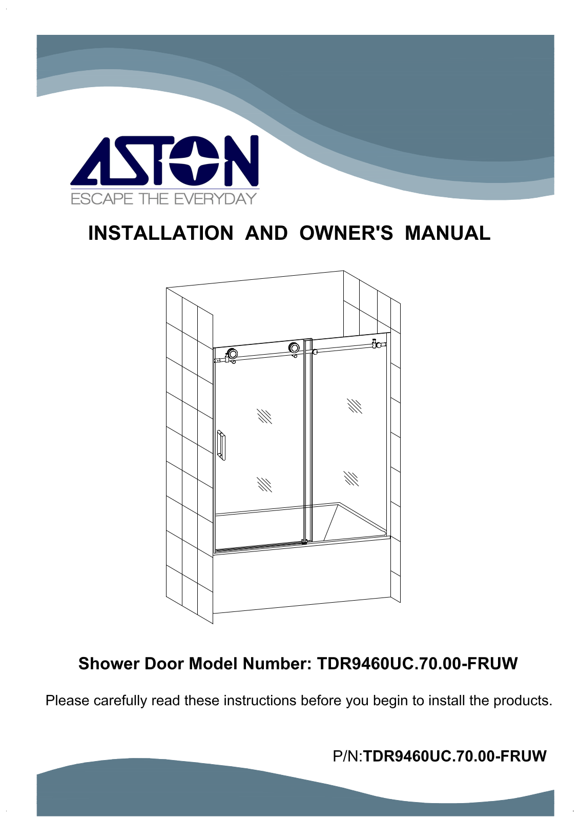 Aston UZO15427 Installation & Assembly - ManualMachine.com
