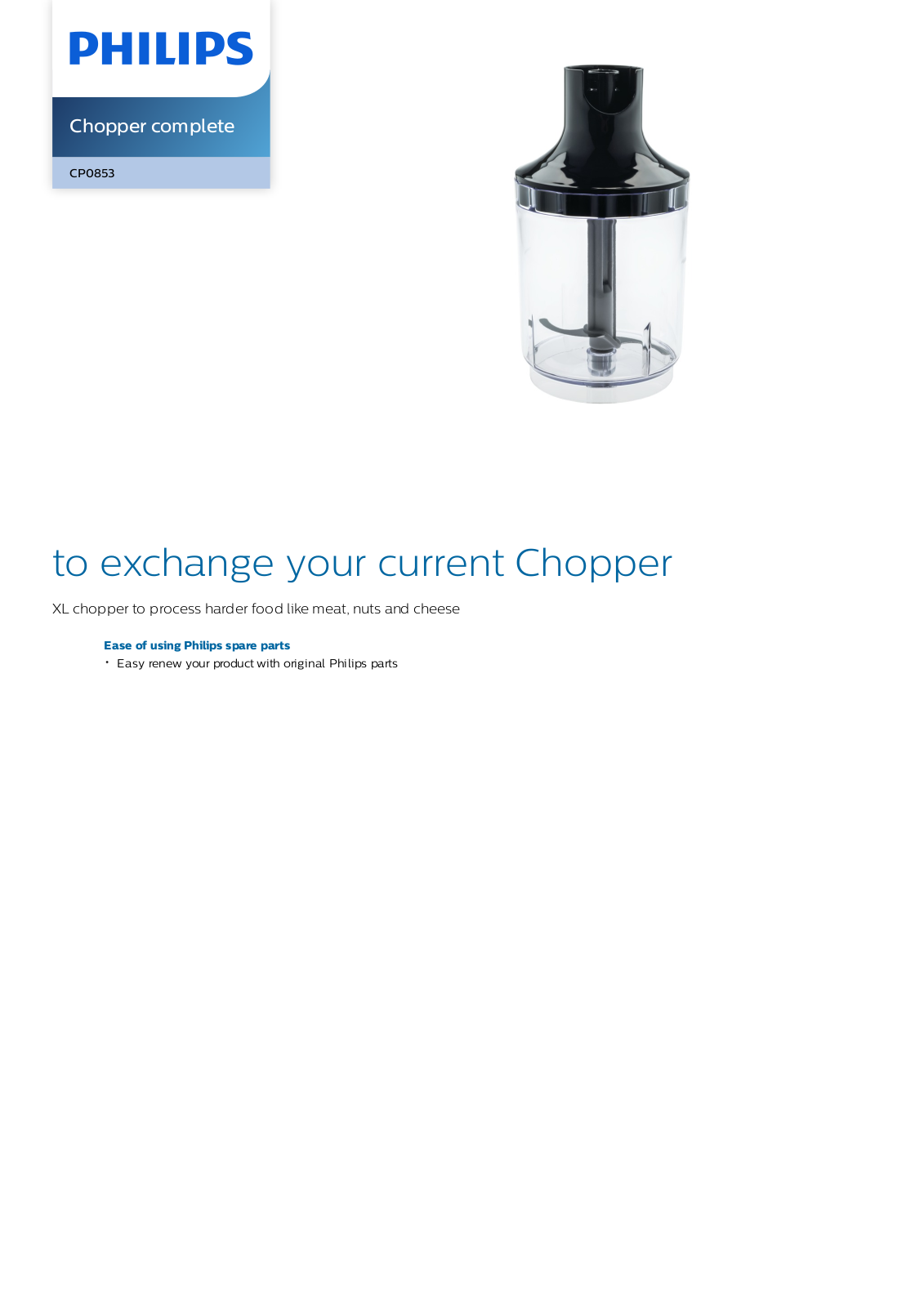 Philips CP0853/01 leaflet - ManualMachine.com