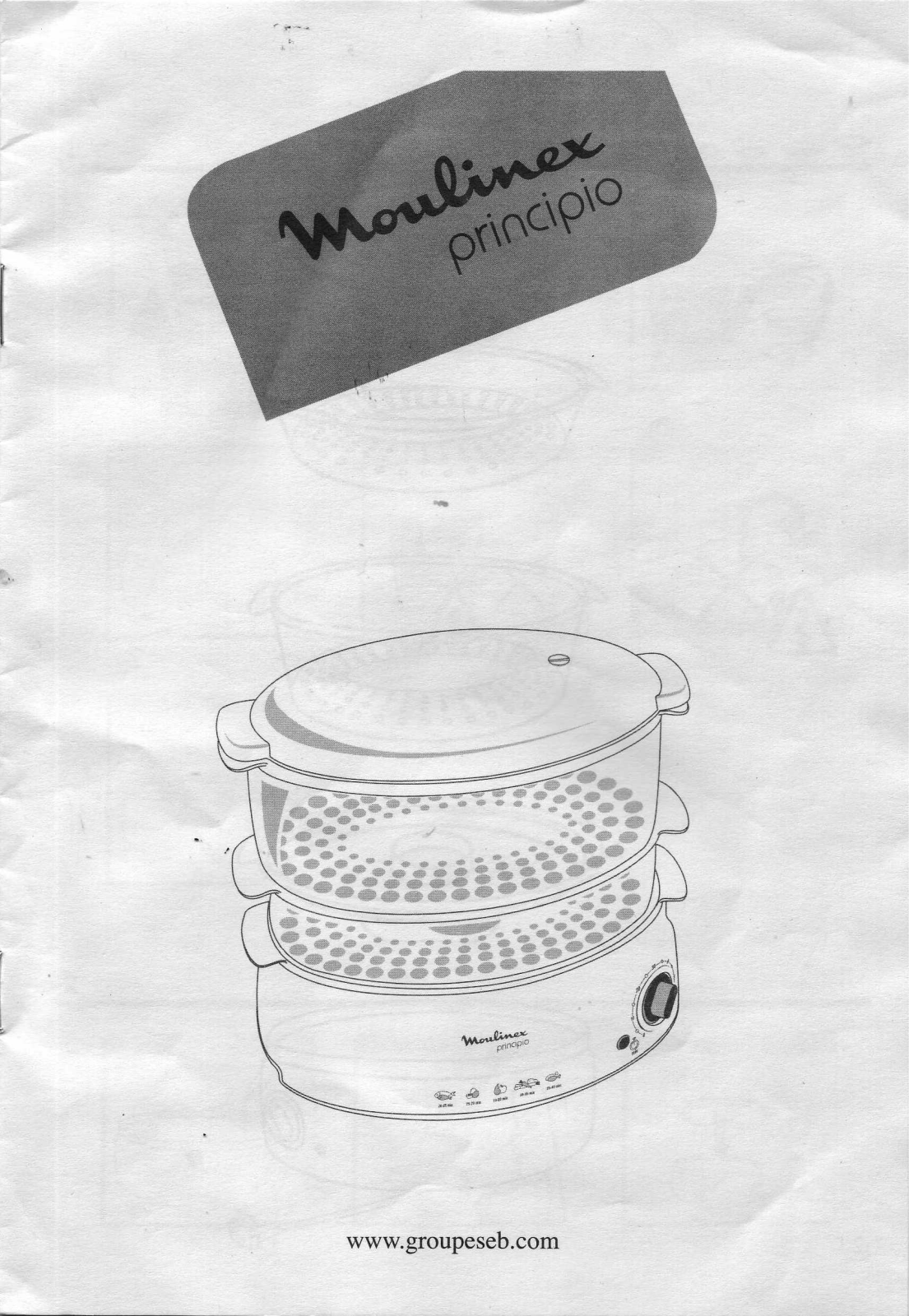 Moulinex MV 1003 User Manual