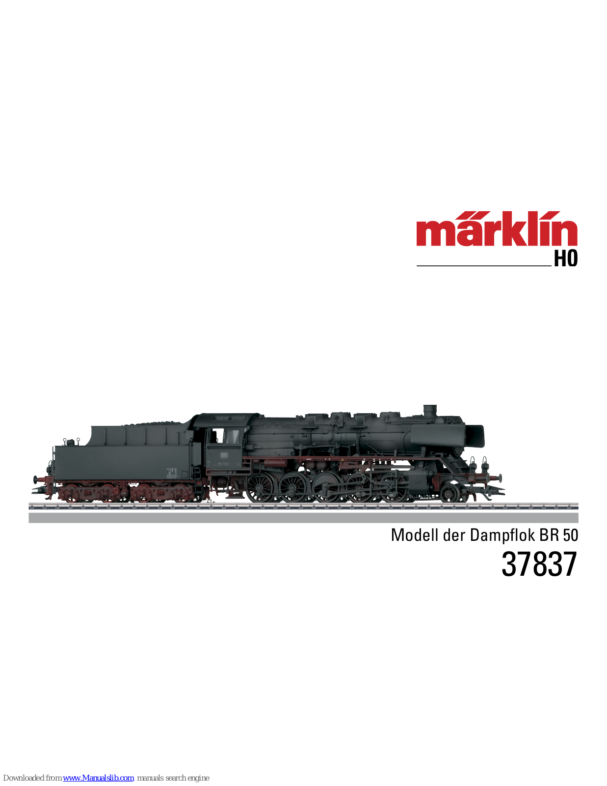 Märklin 37837 User Manual - ManualMachine.com
