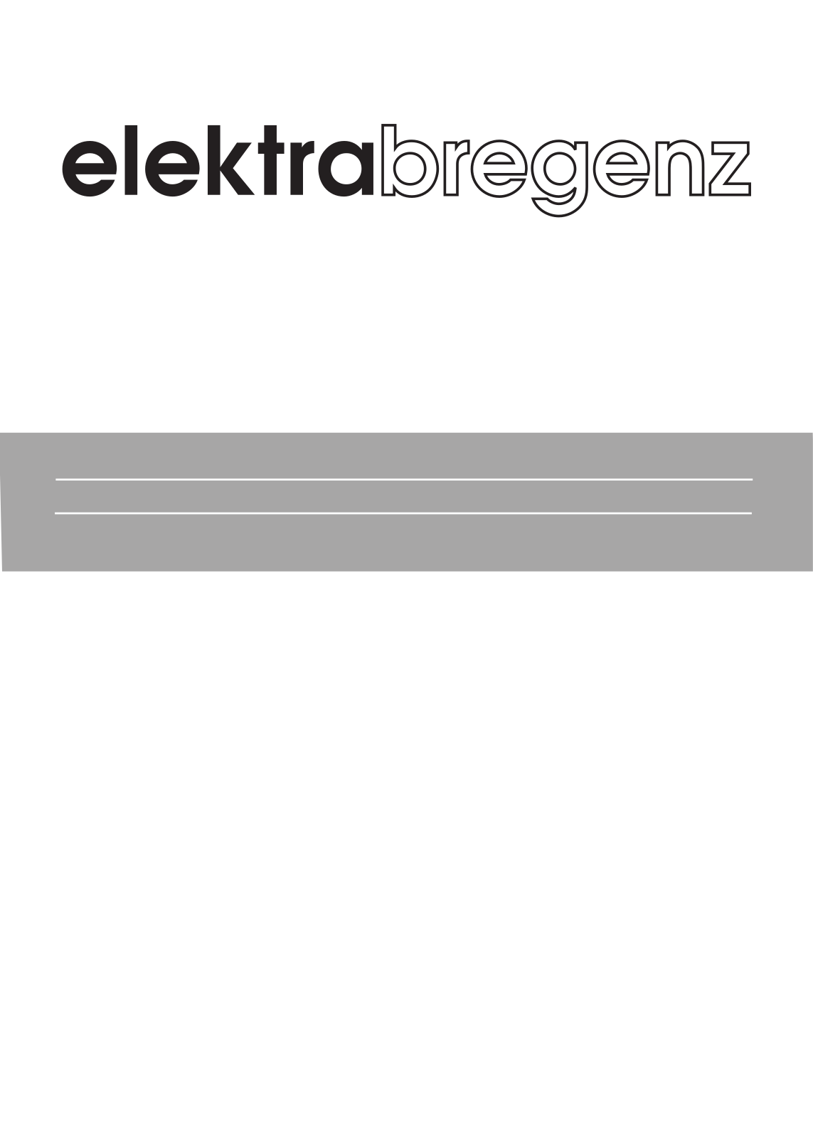 Elektra Bregenz FSN 7950, FSN 7951 User Manual