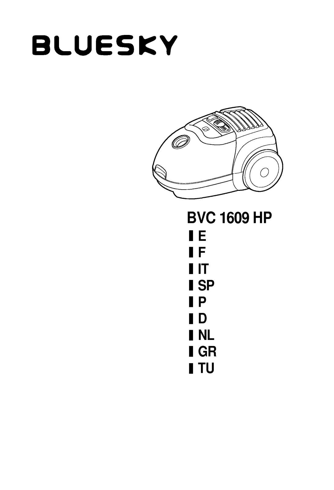 LG BVC 1609 HP User Manual