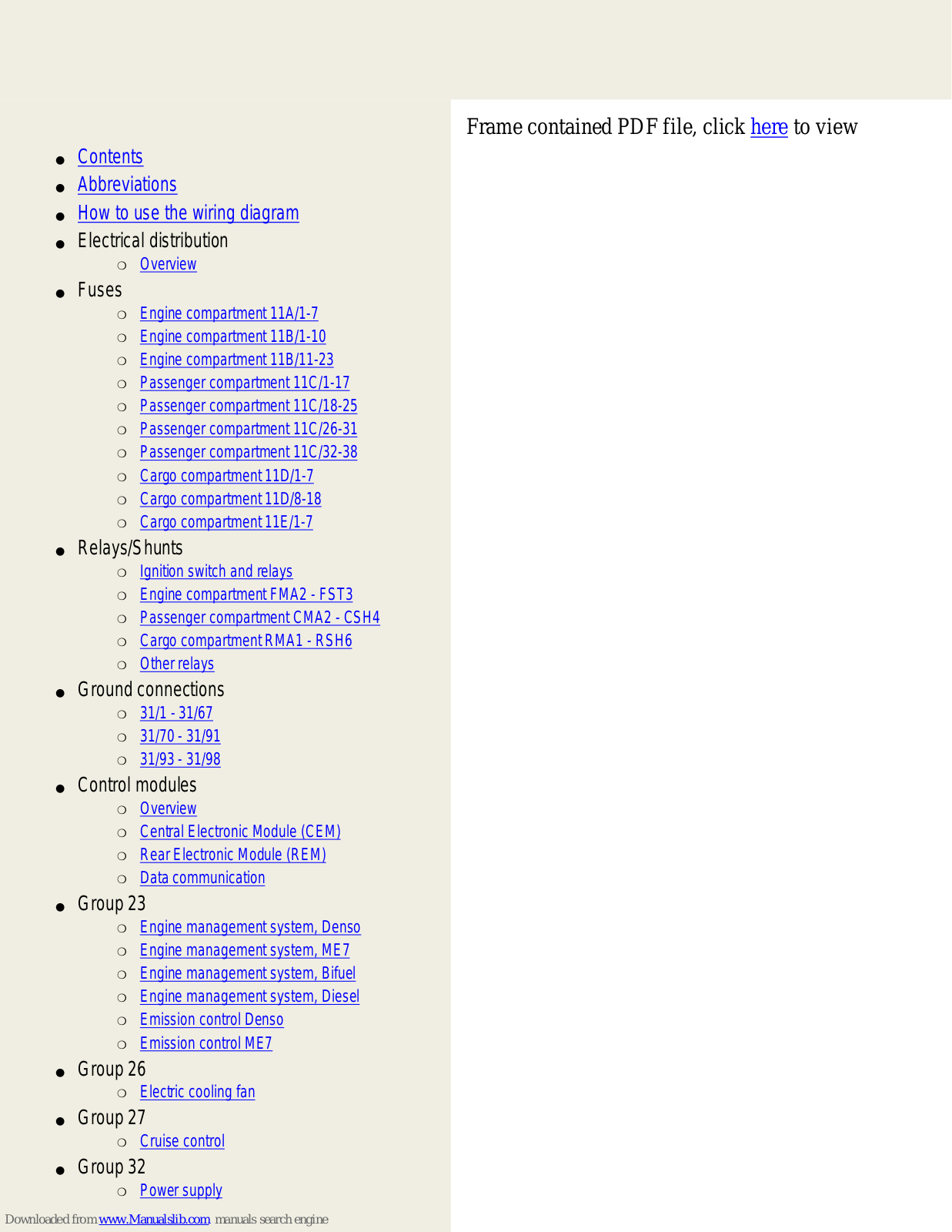 Volvo V70, 2002 V70 Wiring Diagram