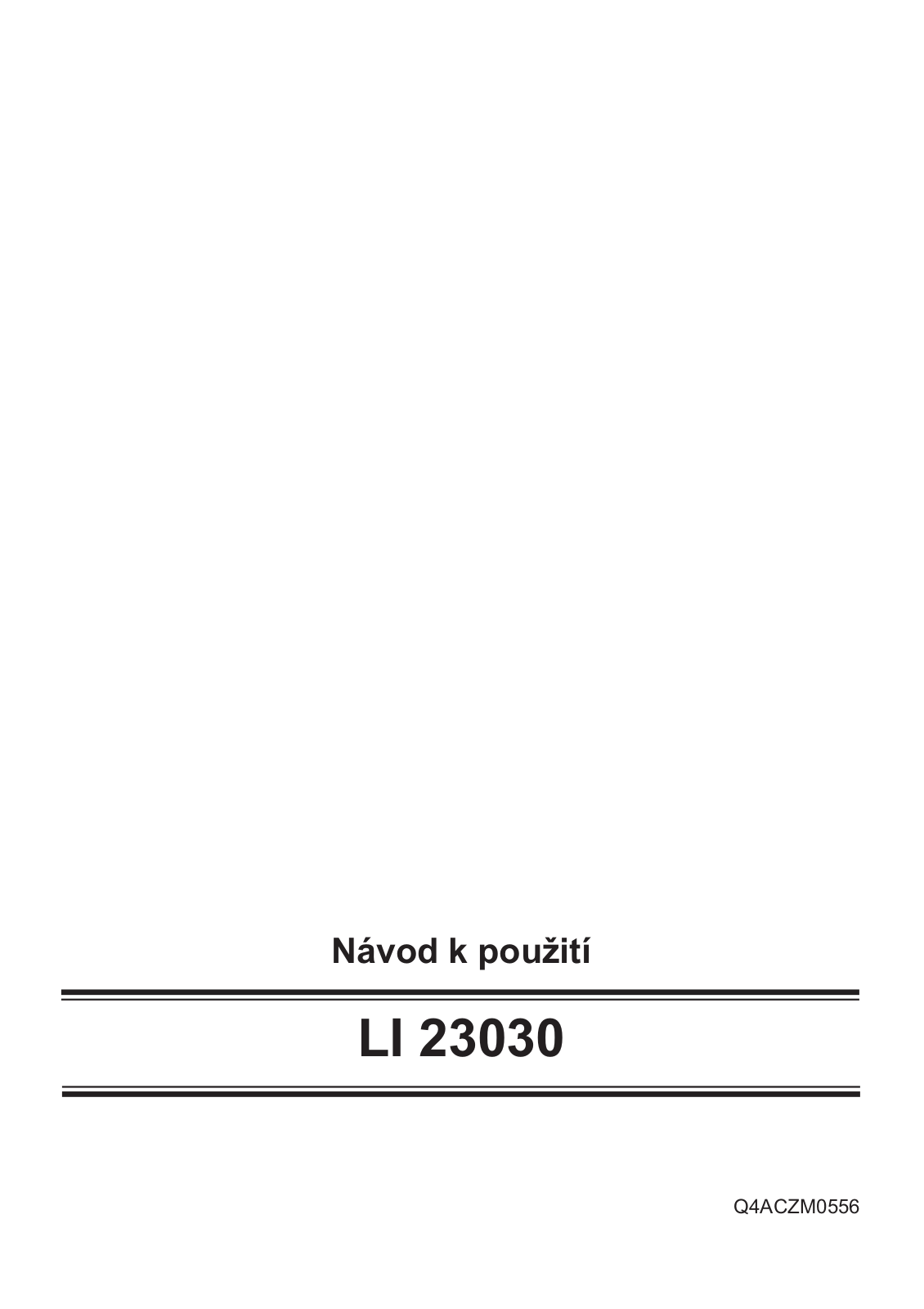 Siemens LI23030 User Manual