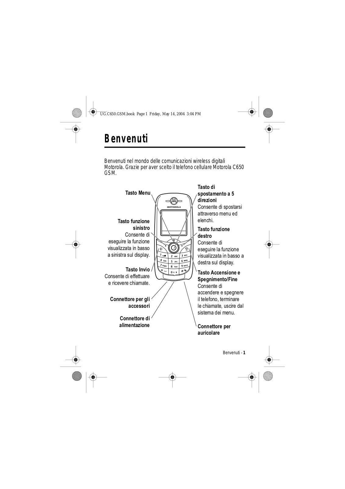 Motorola C650 User Manual