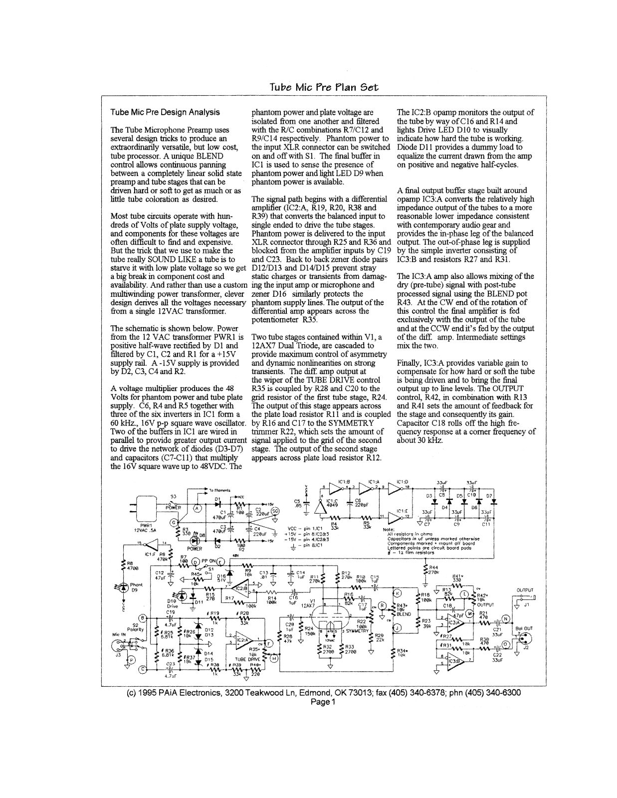 PAiA Electronics 9407 User's Manual