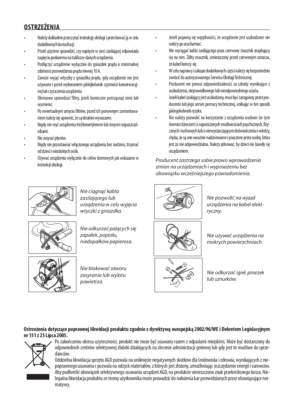 Delonghi XTE 180NB, XTE 220NBP, XTE 200NB Instructions Manual