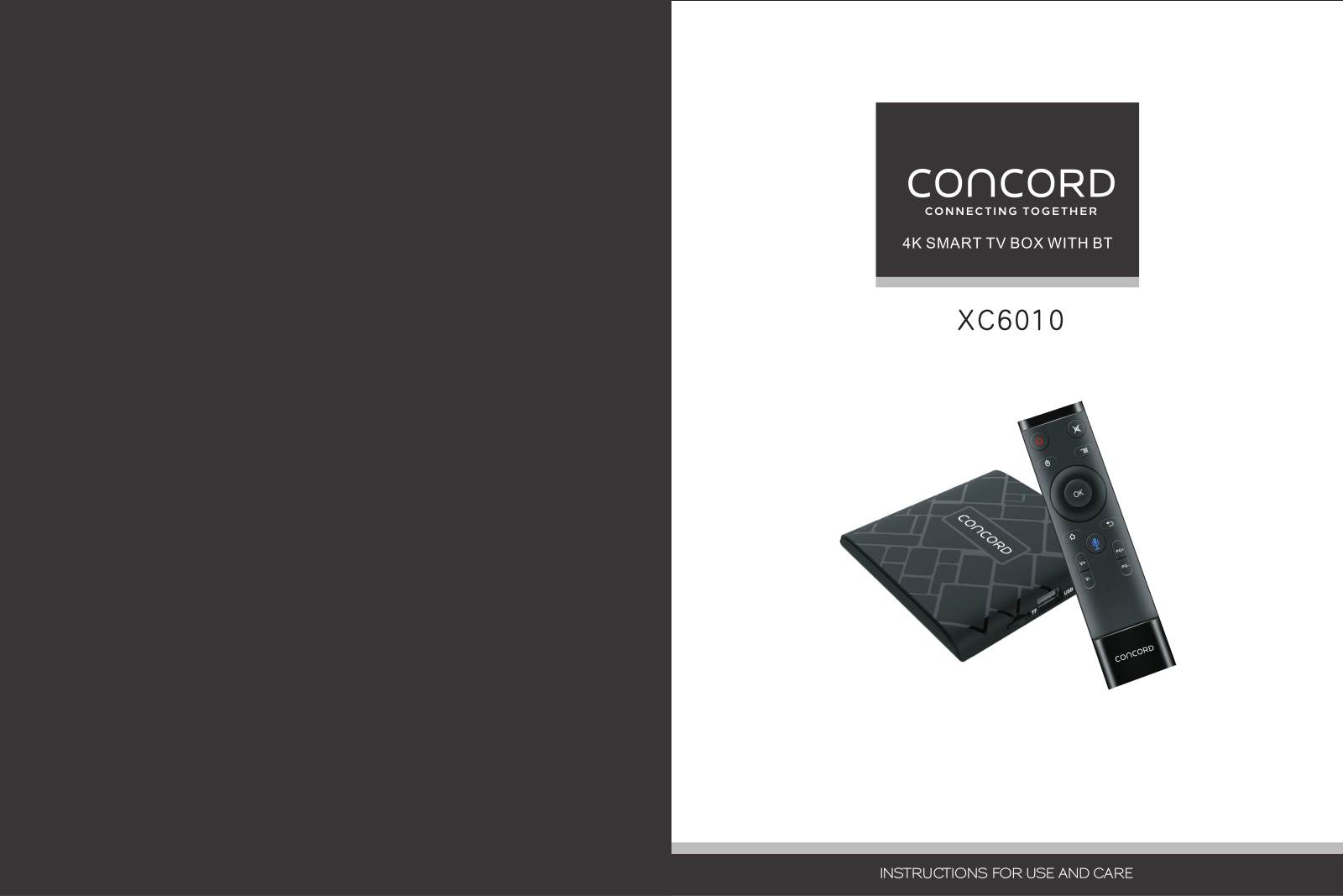 Concord XC6010 User Manual