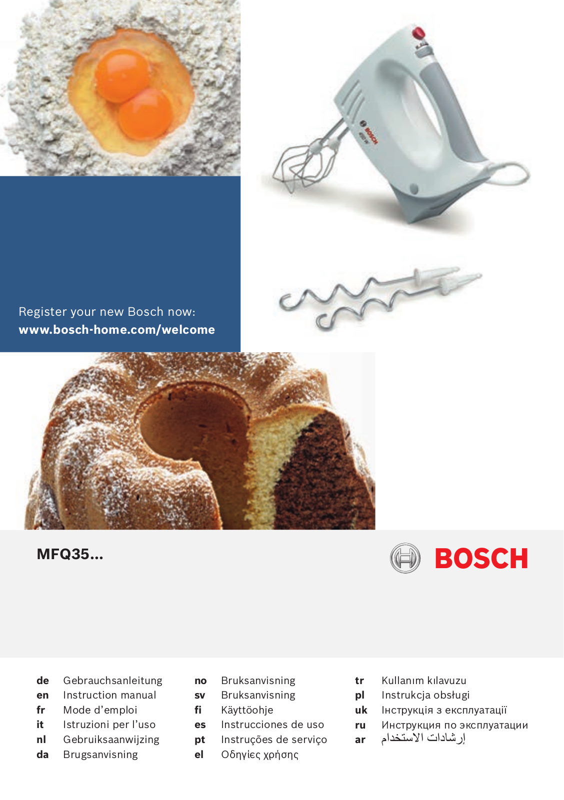 Bosch MFQ35 User Guide