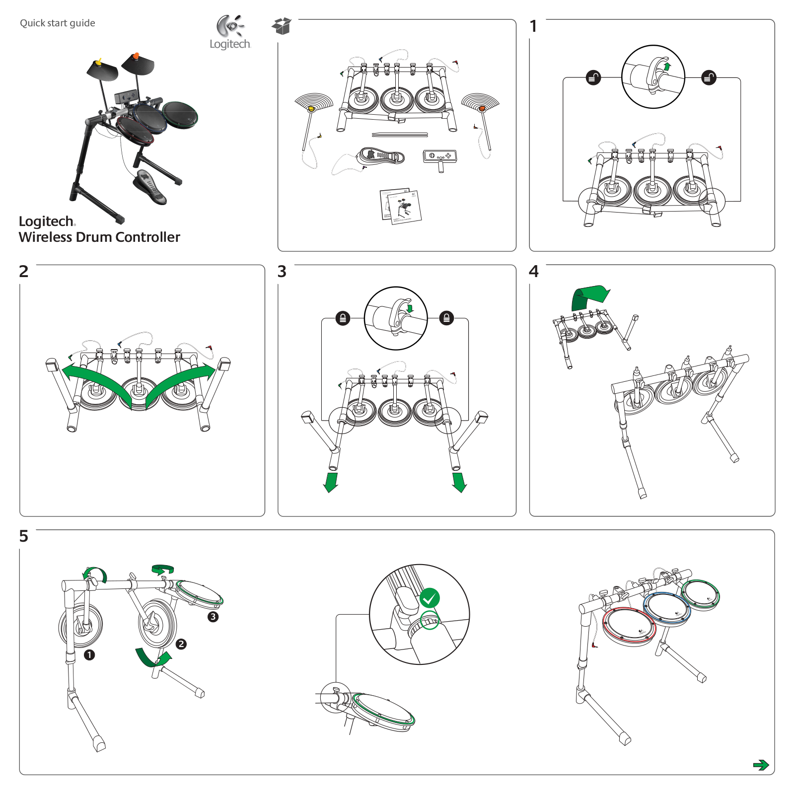 Logitech WIRELESS DRUM CONTROLLER User Manual