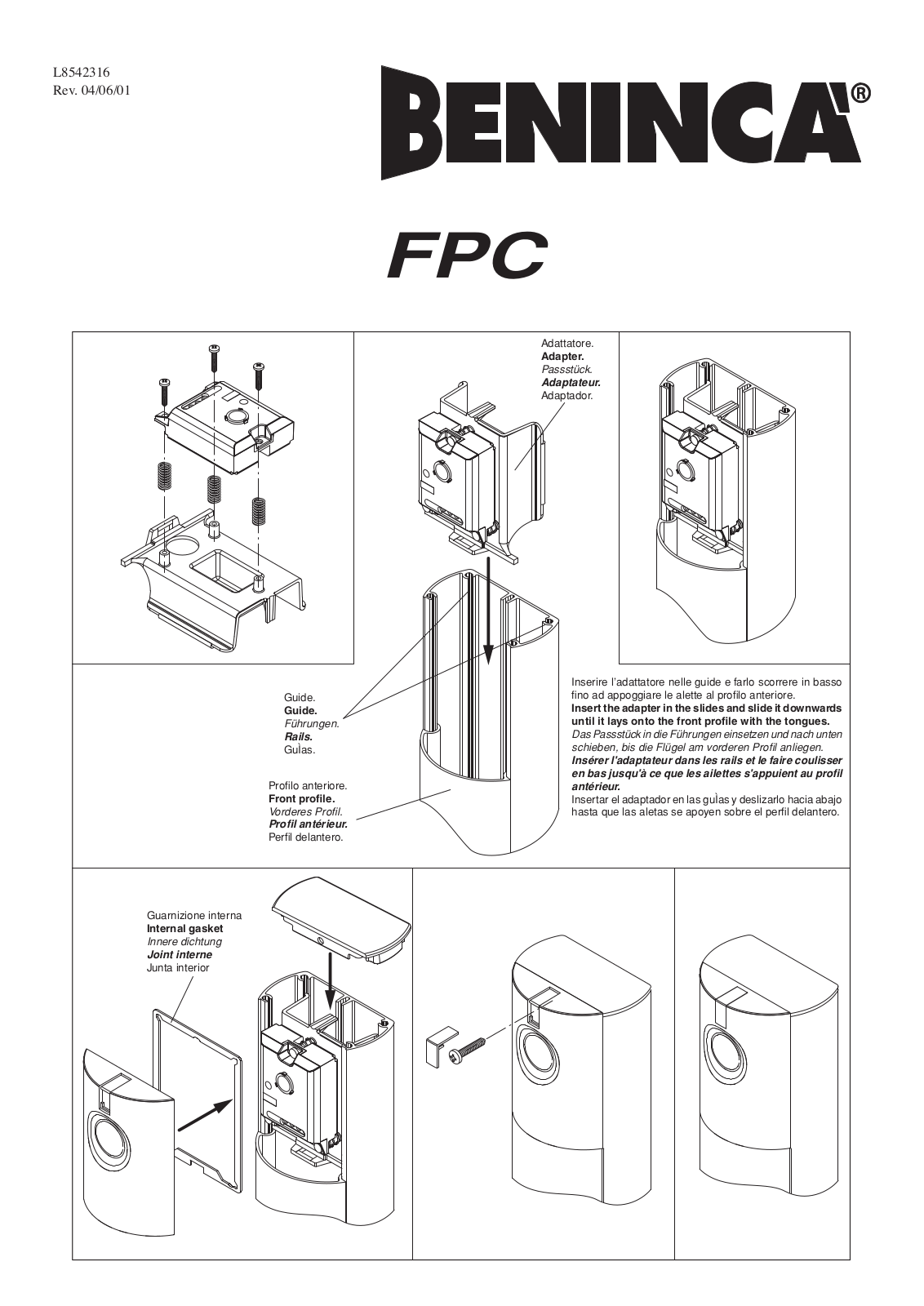 Beninca FPC User Manual