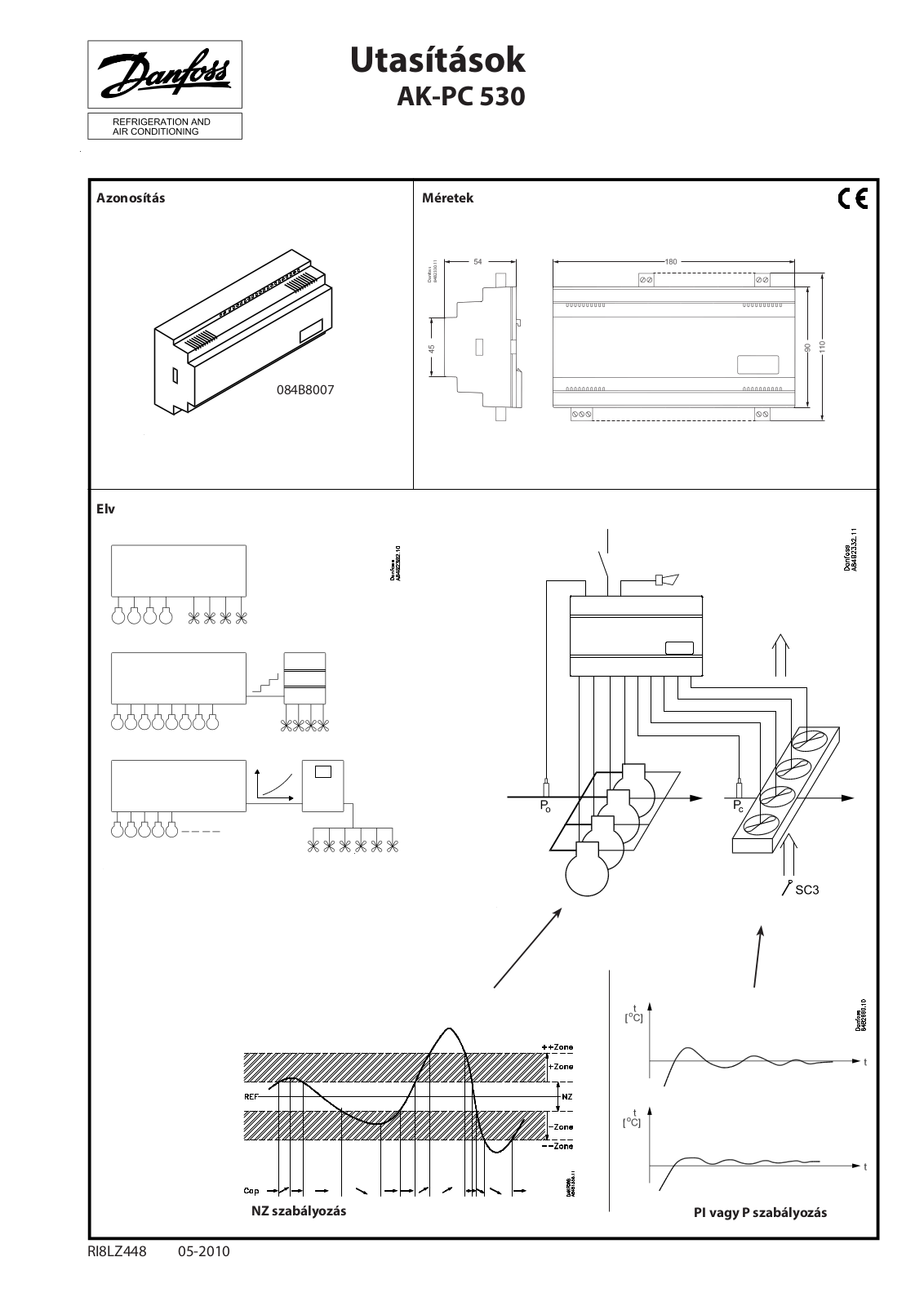 Danfoss AK-PC 530 Installation guide