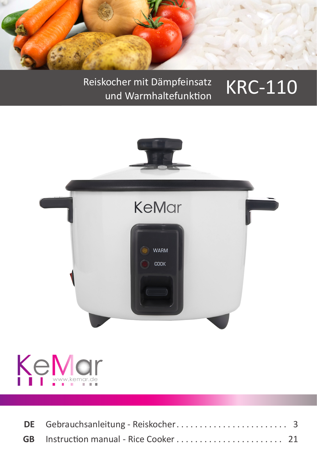 KeMar KRC-110 User Manual