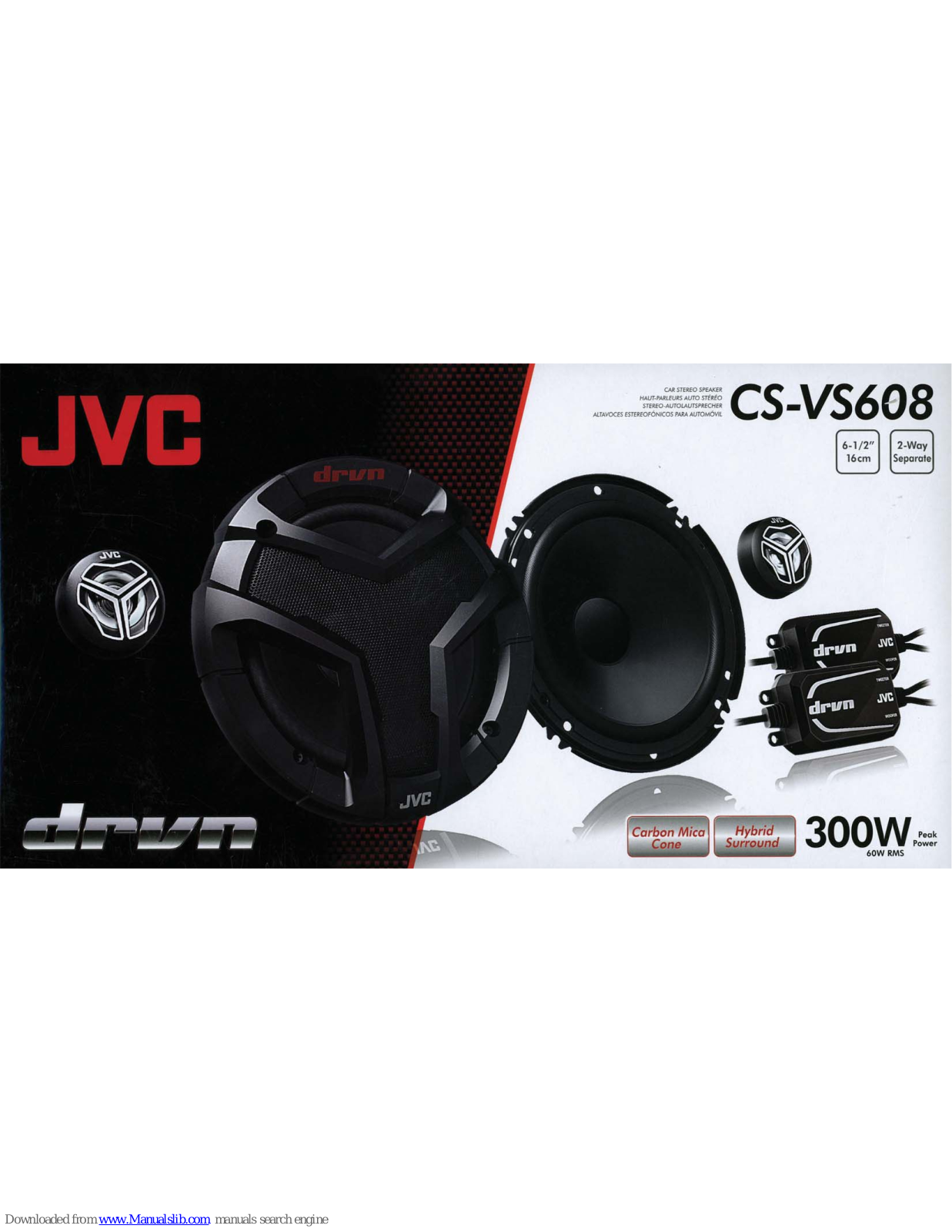 JVC drvn CS-VS608 User Manual - ManualMachine.com