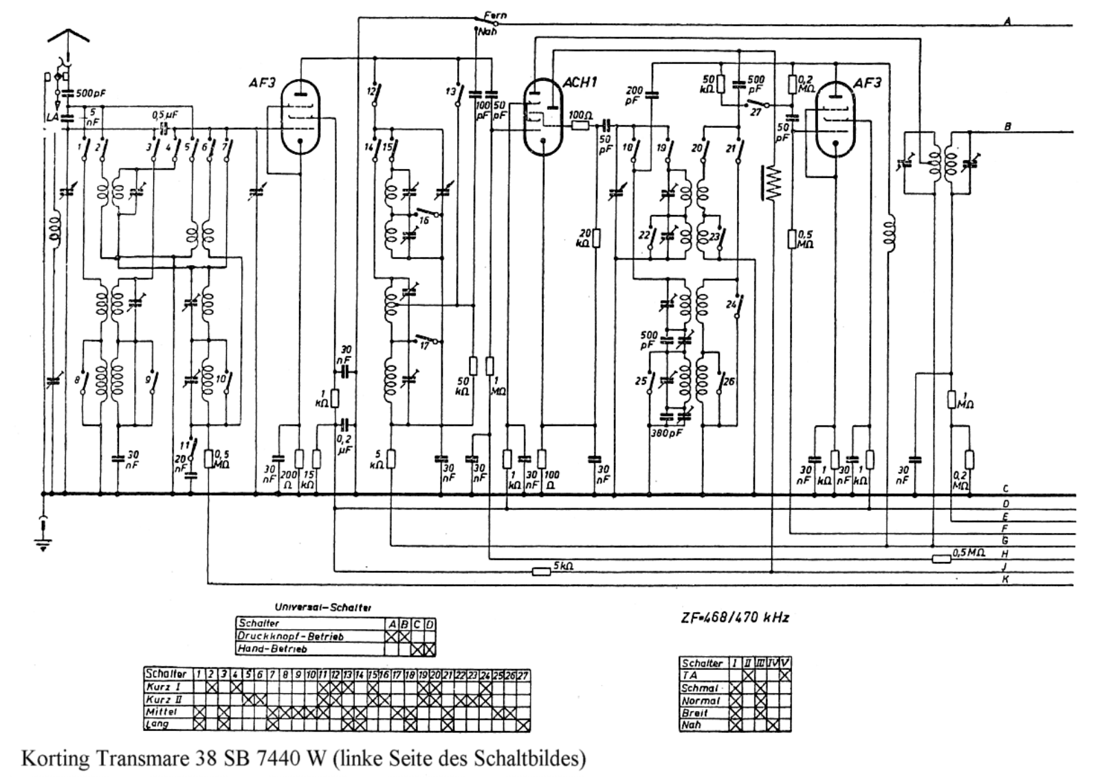 Körting 38-SB-7440-W-Transmare Schematic