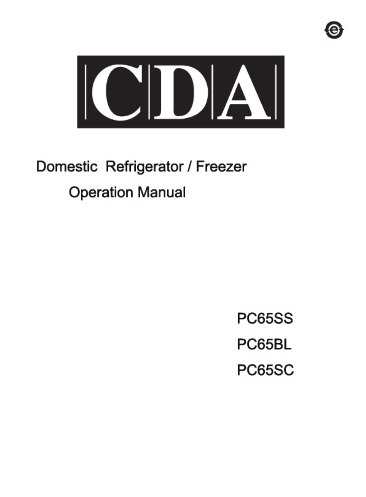 Cda PC65 User Manual