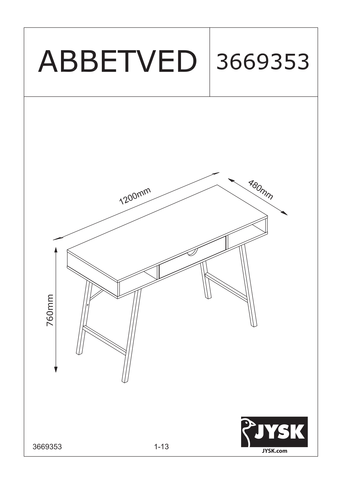 JYSK Abbetved User Manual