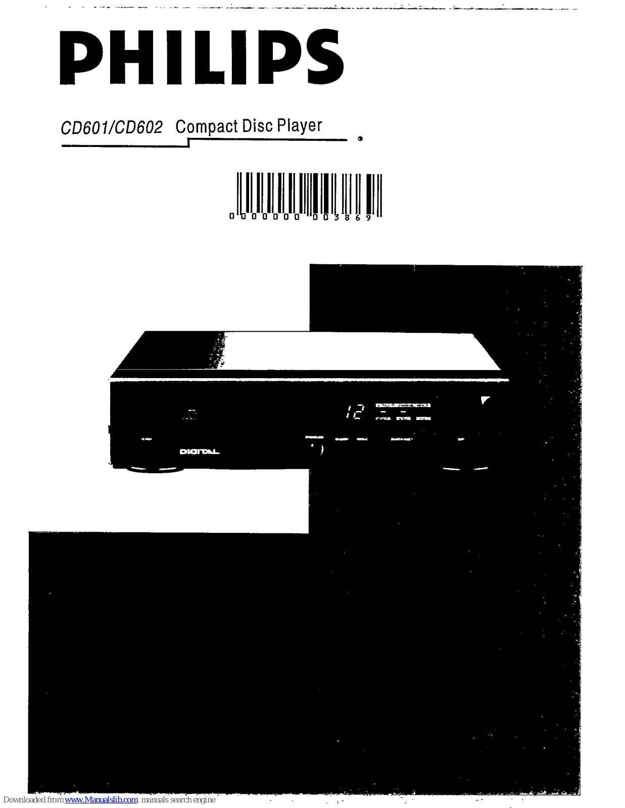 Philips CD 601, CD 602 Quick Manual