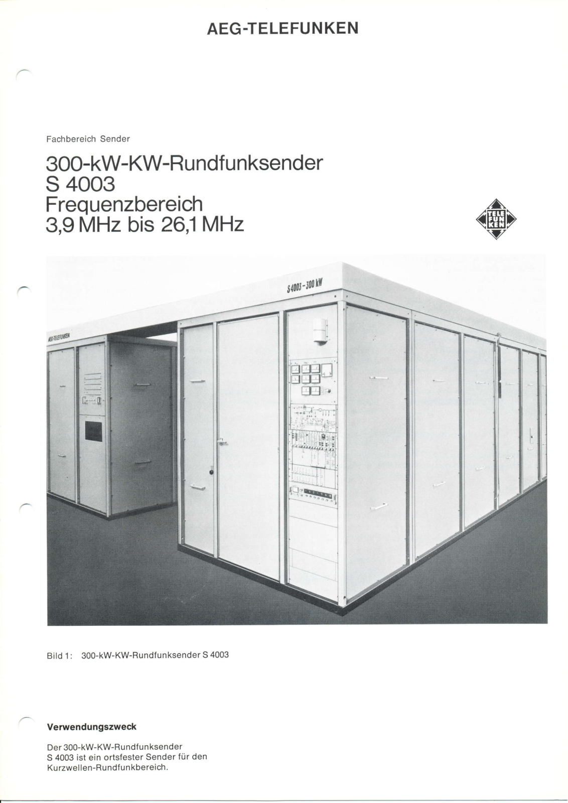 Telefunken S 4003 Datasheet - ManualMachine.com
