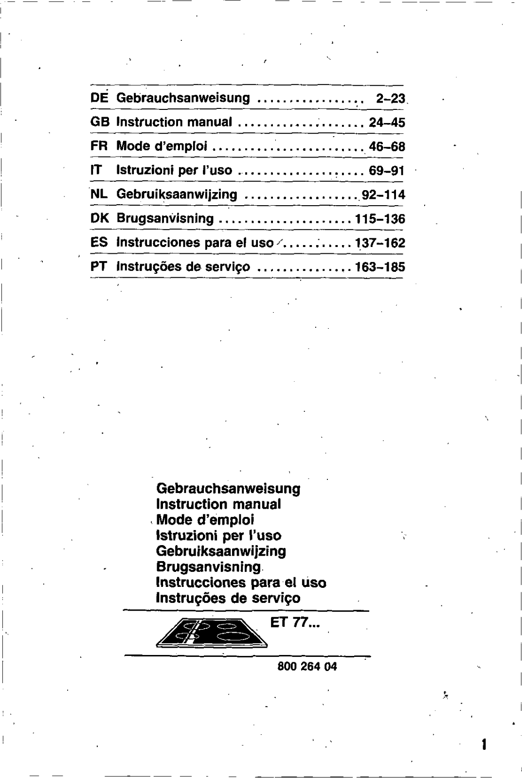 SIEMENS ET77661 User Manual