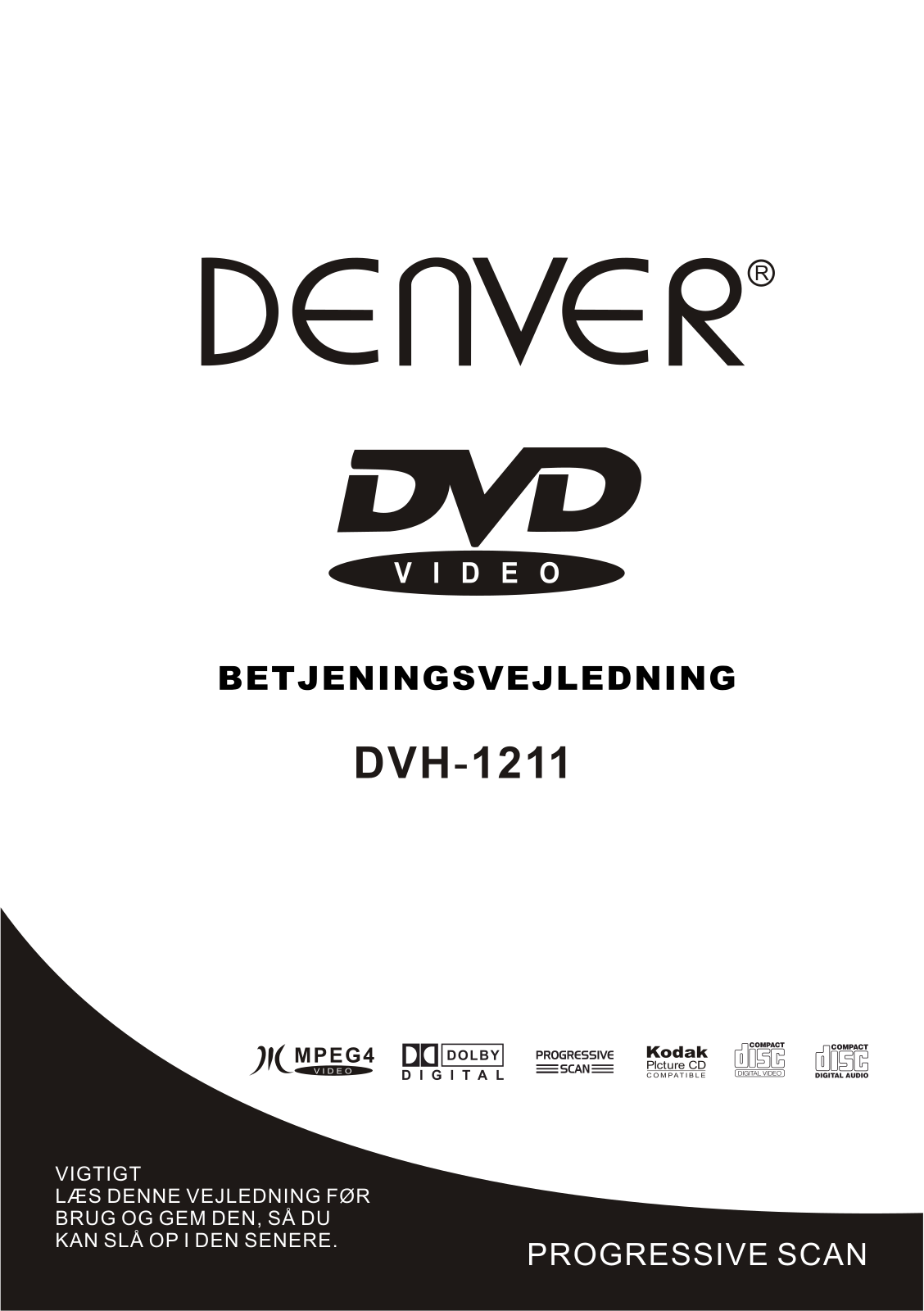 Denver DVH-1211 User Manual