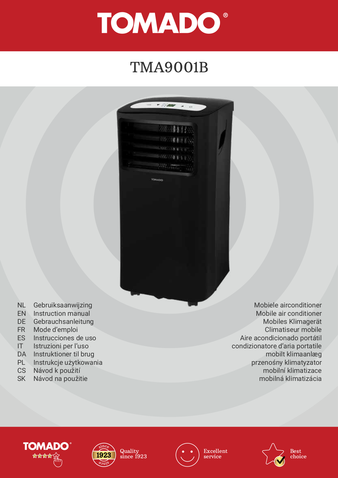 Tomado TMA9001B User guide - ManualMachine.com