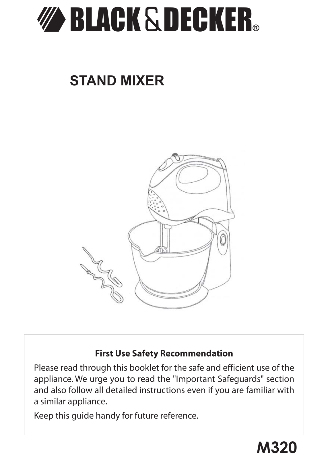 Black & Decker M320 User Manual