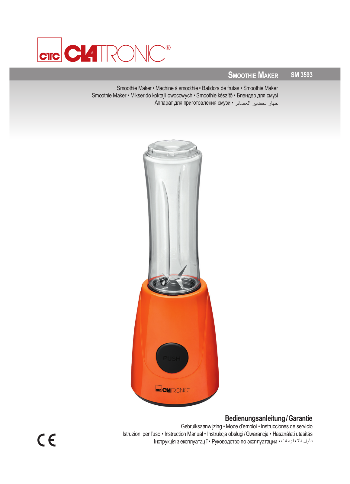 Clatronic SM 3593 User Guide