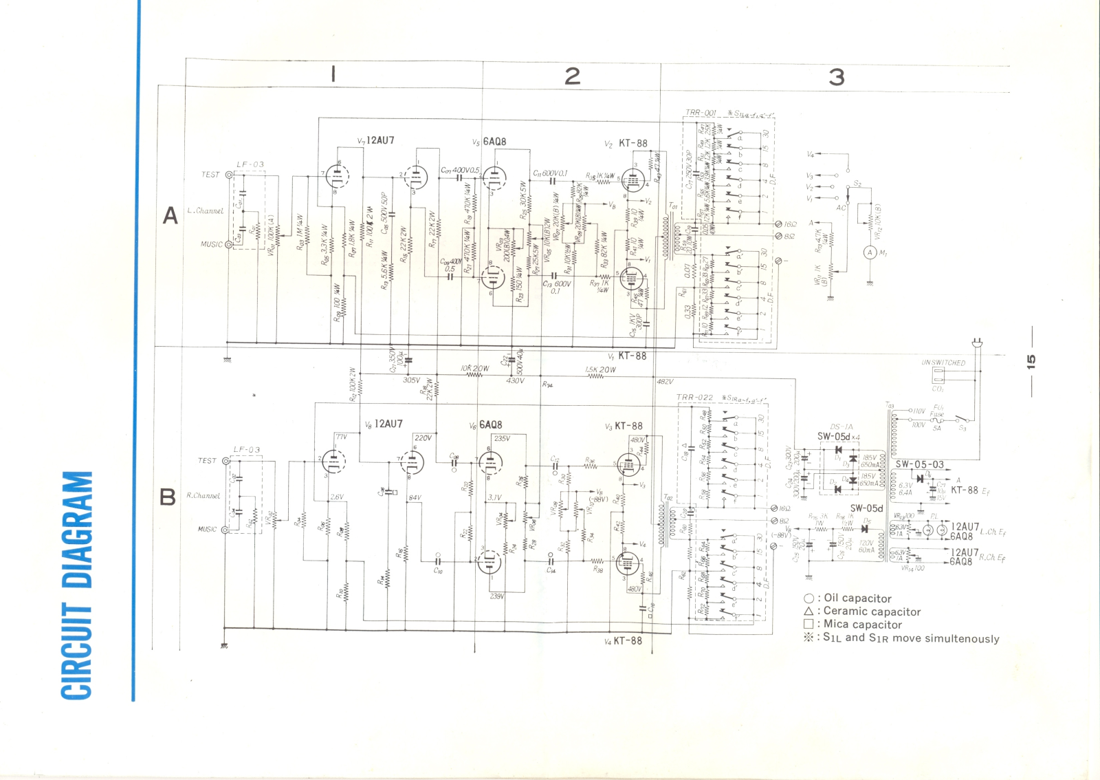 Sansui BA-303 Schematic