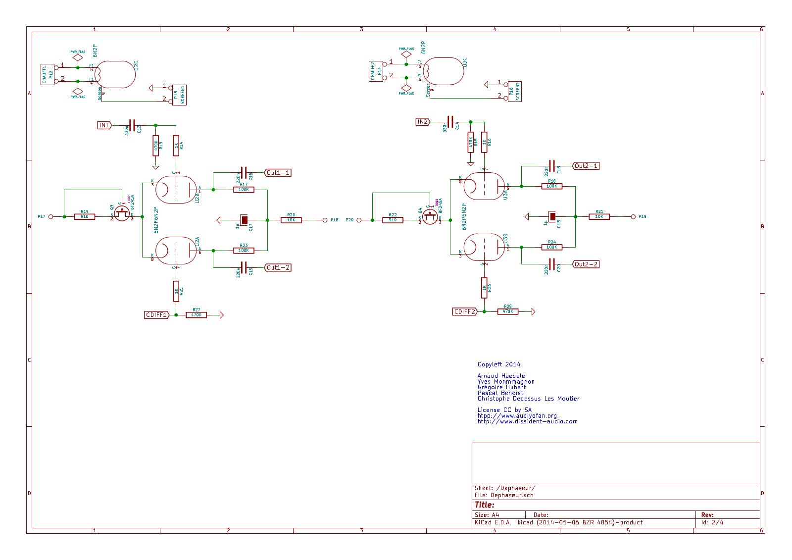 Licnse Dephaseur Schematics