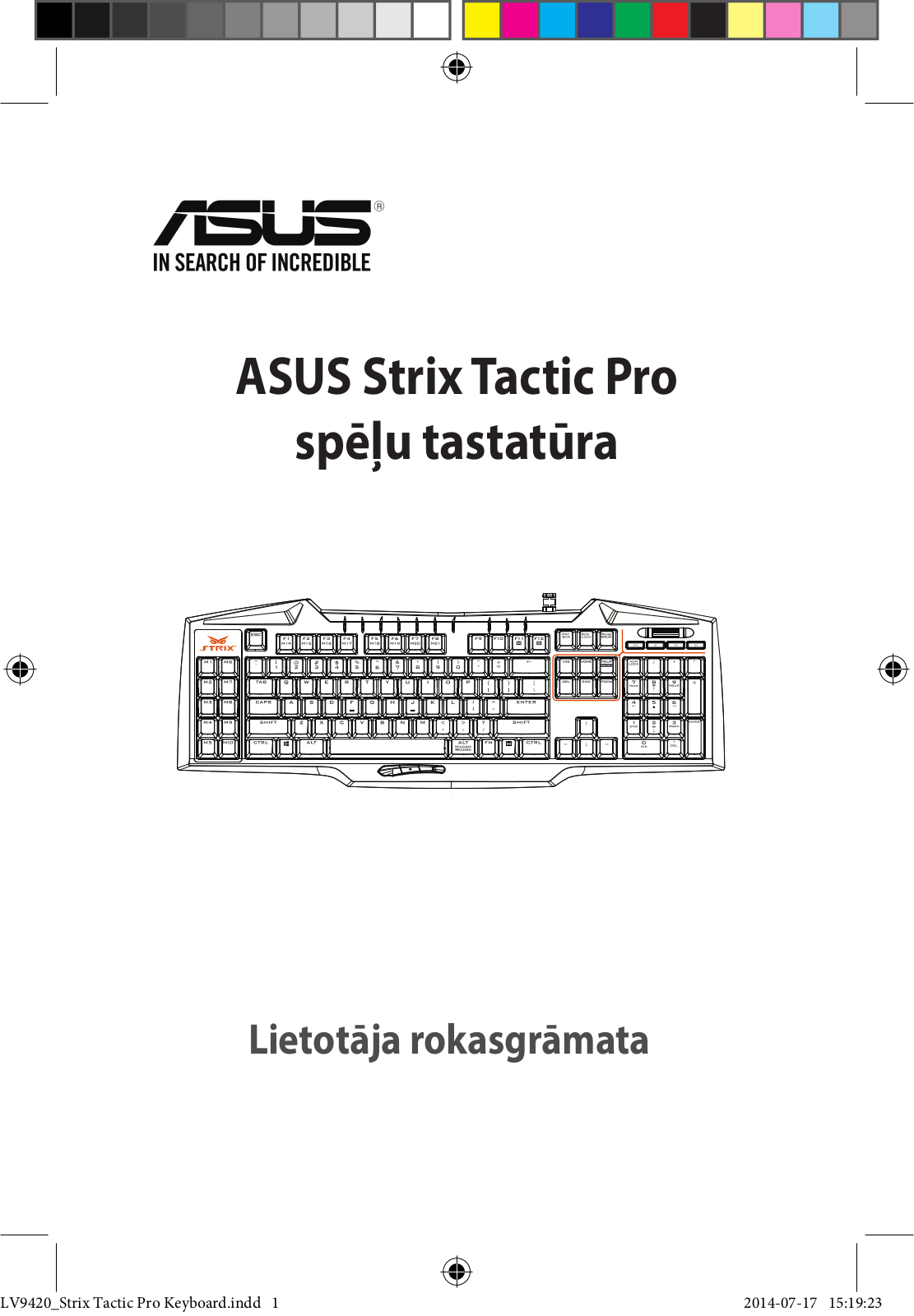 Asus STRIX TACTIC PRO User’s Manual